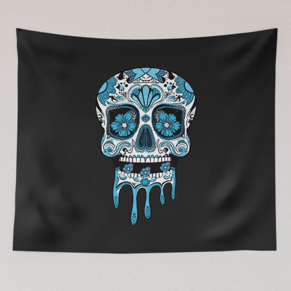 Item preview, Liquid Blue Skull designed and sold by graphic-genie.