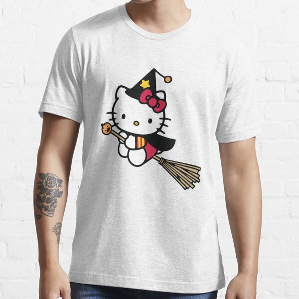 Punk Style Hello Kitty Printed T-Shirt