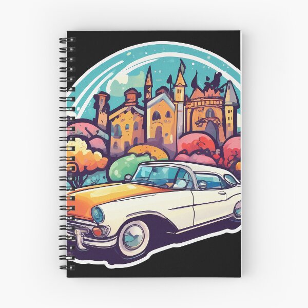 Item preview, Car and Castle Sticker designed and sold by deepakrode7.