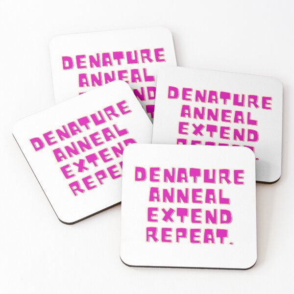 Item preview, PCR - denature, anneal, extend, repeat.  designed and sold by BelleZeare.