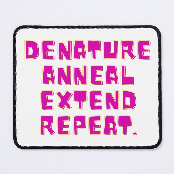Item preview, PCR - denature, anneal, extend, repeat.  designed and sold by BelleZeare.