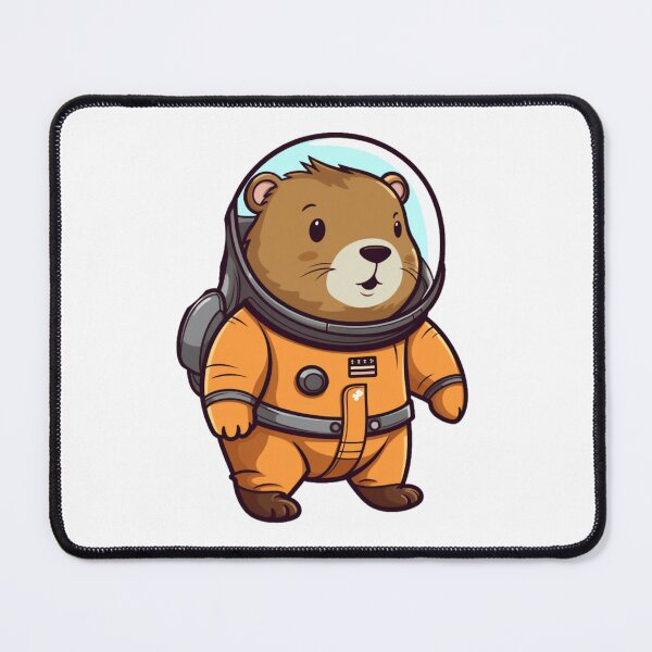 Item preview, Capybara astronaut designed and sold by PawelNature.