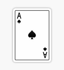 Spades: Ace Sticker