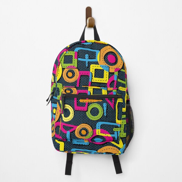Item preview, 80's pop fluo geometric shapes  designed and sold by chiara-de-david.