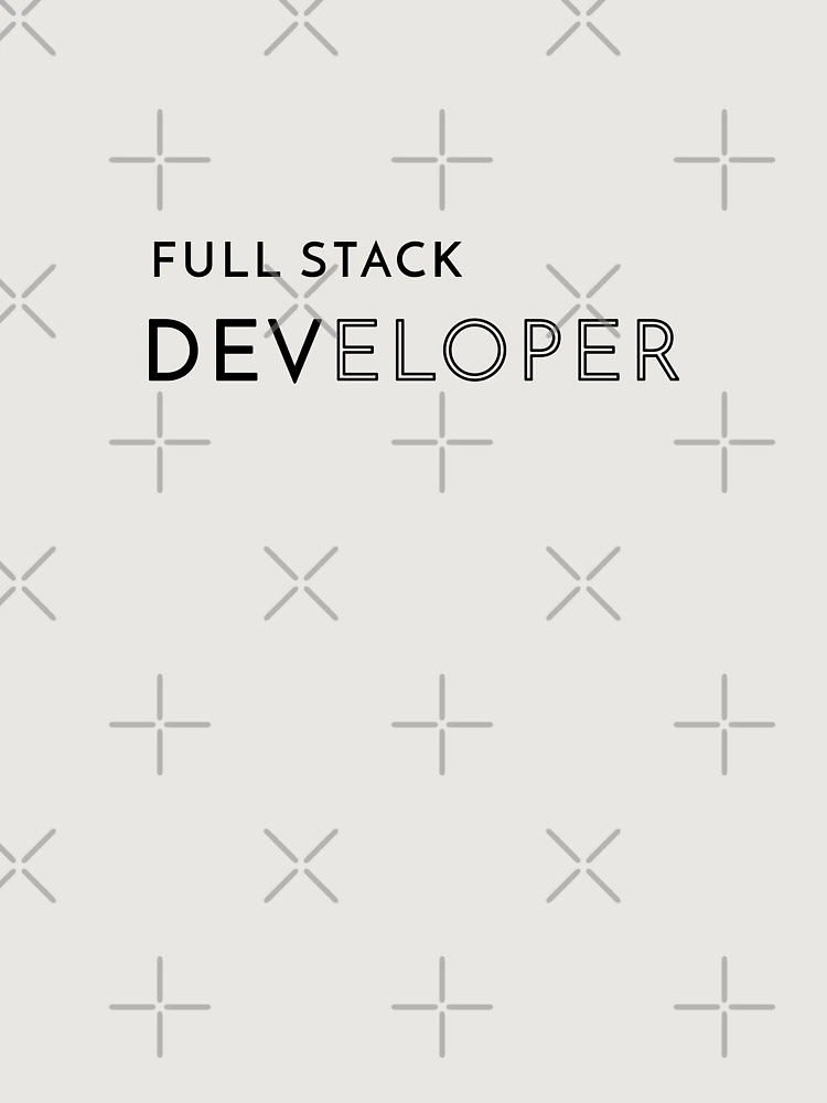 Thumbnail 6 of 6, Premium Oversized Hoodie, Full Stack Developer (Inverted) designed and sold by developer-gifts.
