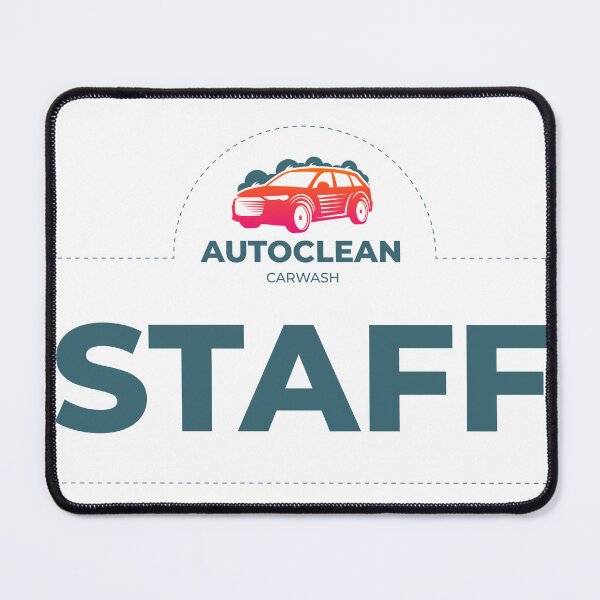 Item preview, Autoclean Staff Car Wash Tee designed and sold by Quixzor Art.