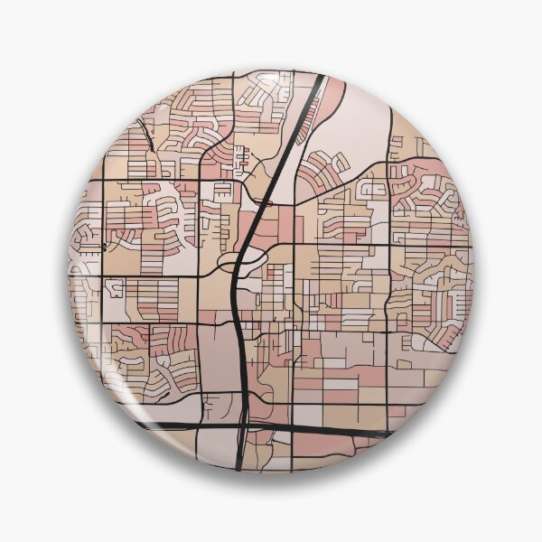 Item preview, Plano Map Pattern in Soft Pink Pastels designed and sold by PatternMaps.