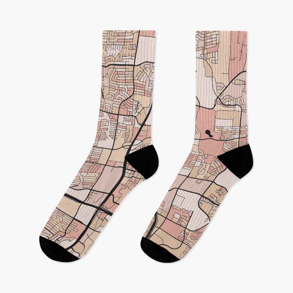 Item preview, Plano Map Pattern in Soft Pink Pastels designed and sold by PatternMaps.