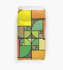 Golden Array of Fall Duvet Cover