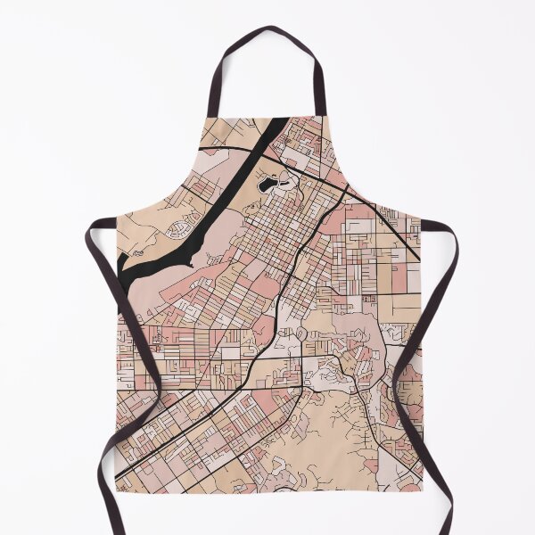 Item preview, Riverside Map Pattern in Soft Pink Pastels designed and sold by PatternMaps.