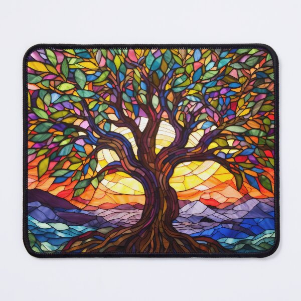 Item preview, Tree of Life Yggdrasil Tree Mosaic designed and sold by VisionDuke.