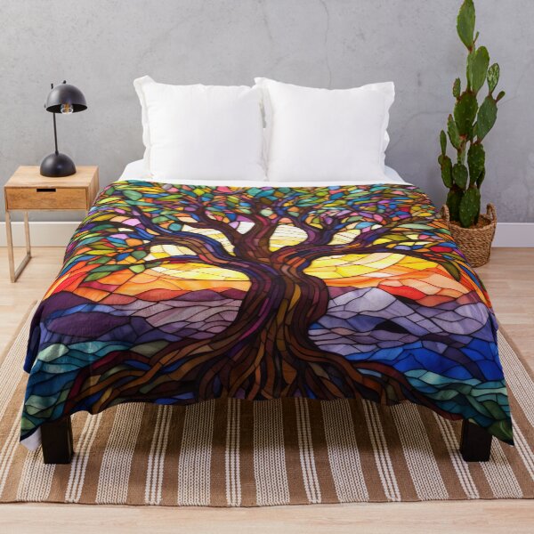 Item preview, Tree of Life Yggdrasil Tree Mosaic designed and sold by VisionDuke.