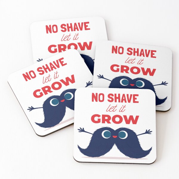 Item preview, Let It Grow: No Shave Mustache Fun designed and sold by Quixzor Art.