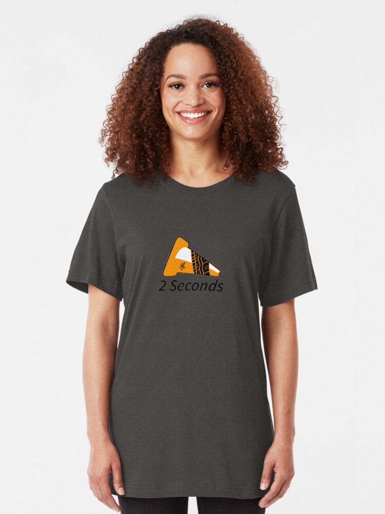 Alternate view of Shift Shirts Two Seconds – Autocross Racing Inspired Slim Fit T-Shirt