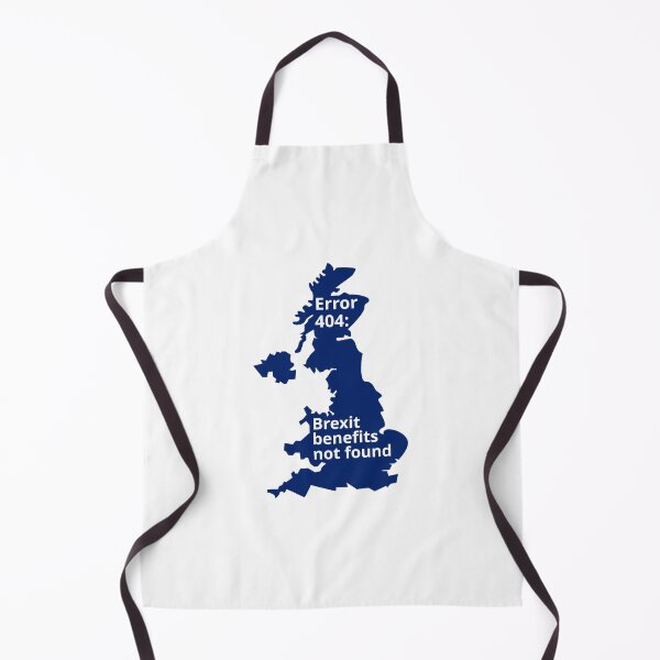 Item preview, UK Error 404: Brexit benefits not found (for light background) designed and sold by Jeeb-Arts.