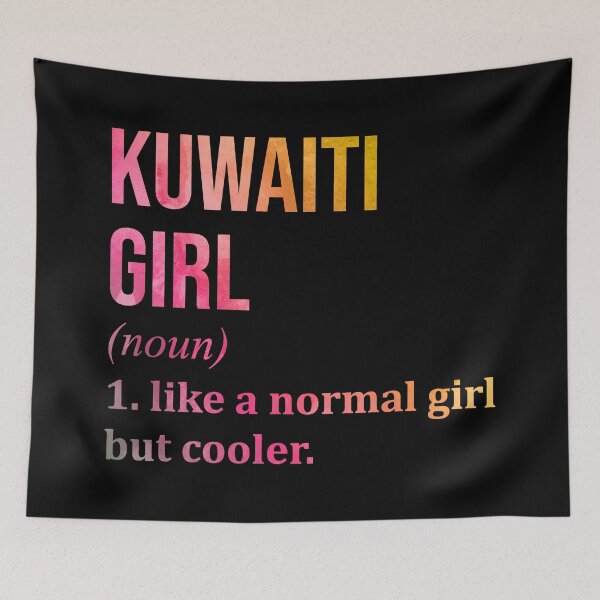 Item preview, Kuwaiti Girl Definition Kuwait in Watercolor designed and sold by XCIV.