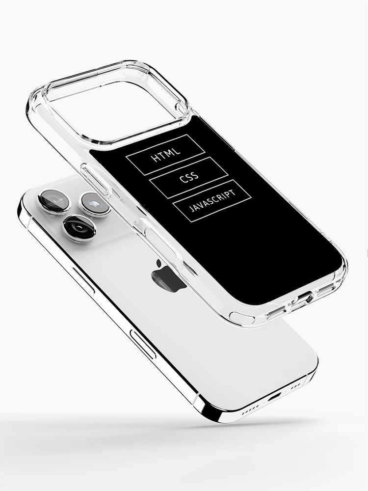 Imagen 2 de 5, Funda de iPhone con la obra Desarrollador HTML, CSS y JavaScript, diseñada y vendida por developer-gifts.
