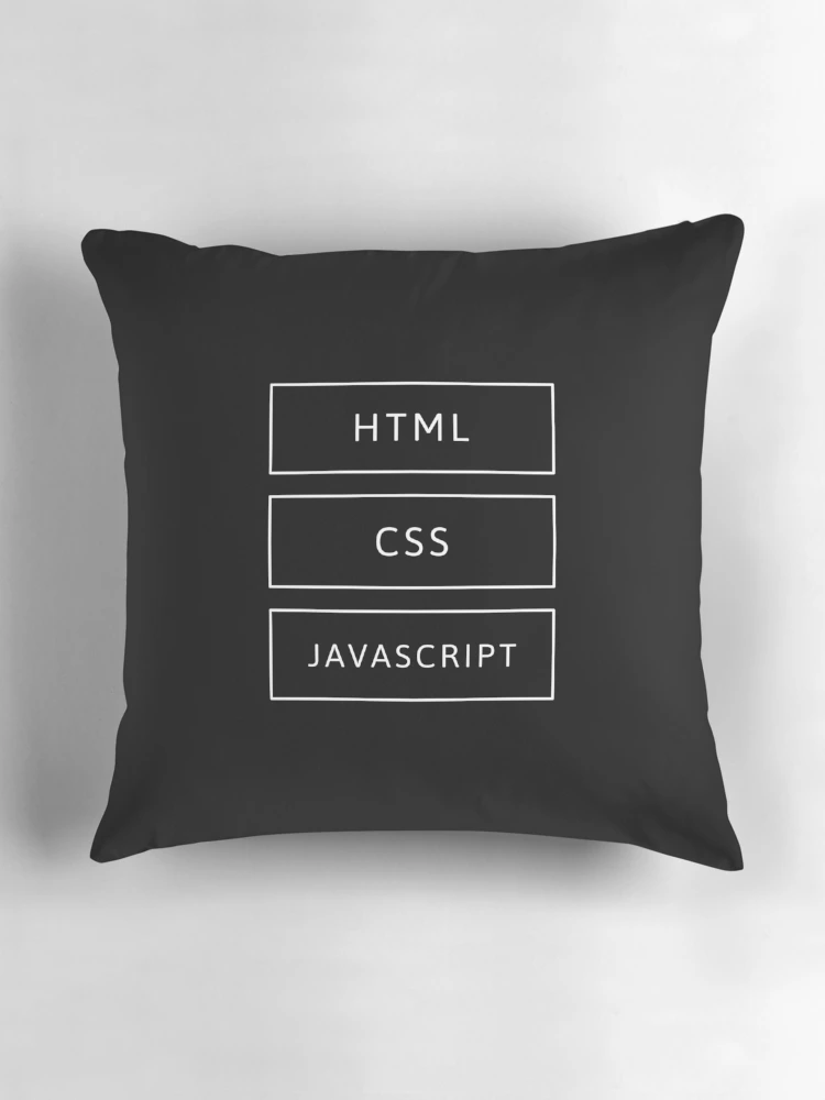 Thumbnail 3 of 4, Pillow, HTML, CSS & JavaScript Developer designed and sold by developer-gifts.