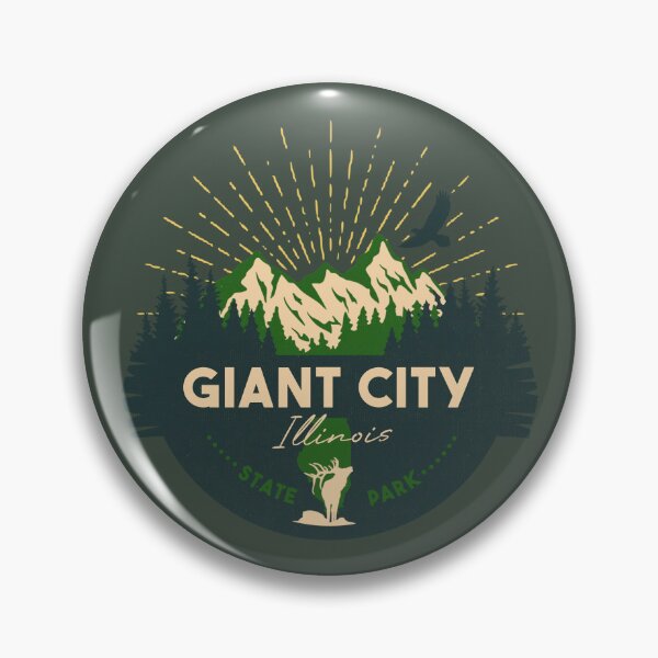Item preview, Giant City State Park Illinois - IL Badge Souvenir Sunset designed and sold by mountainfad.