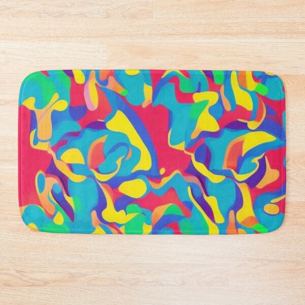 Item preview, Abstract Colorful Paint Spill designed and sold by calibrit.