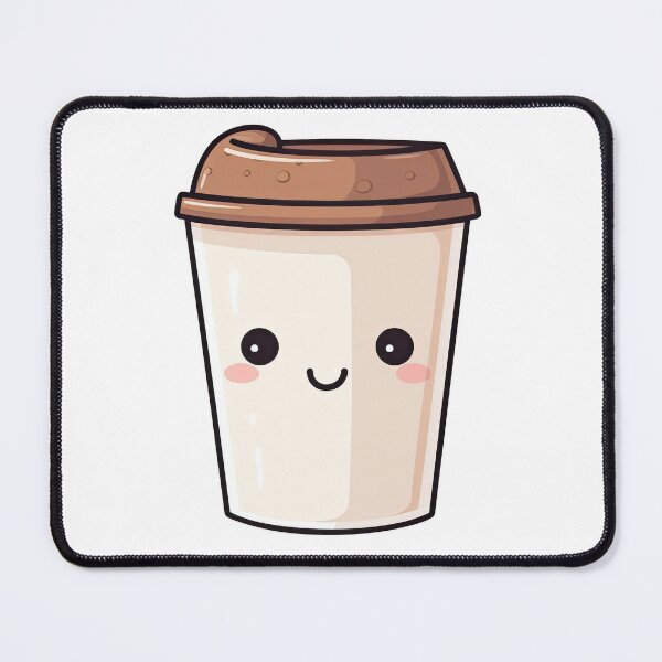 Kawaii Coffee Cup Design 3 Sticker for Sale by eyestetix