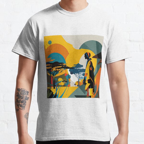 Item preview, African Savanna Bauhaus Design designed and sold by ArtificialGenes.