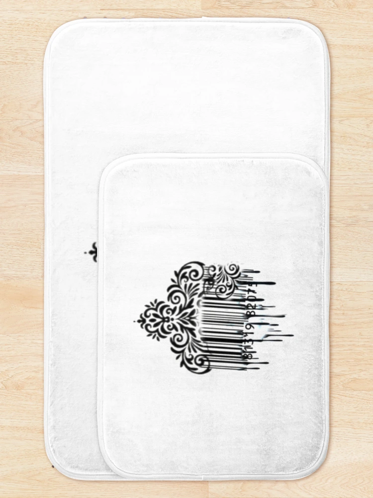 Thumbnail 5 of 6, Bath Mat, bar code designed and sold by Ranikhan.
