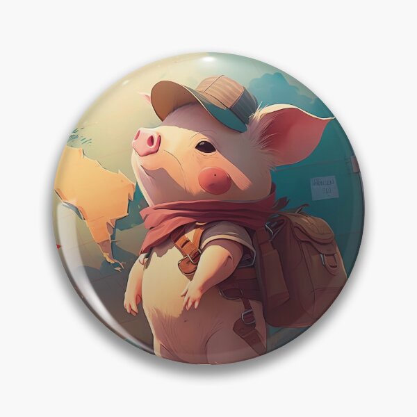 Item preview, Globetrotter Piggy designed and sold by Wallbreaker Pig.