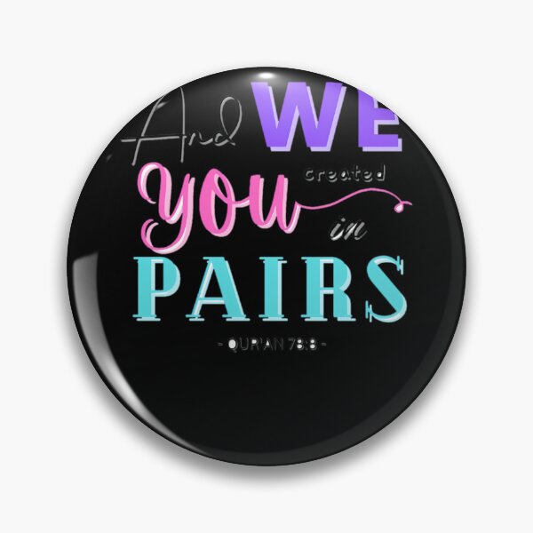 Item preview, And We Created You In Pairs  Colored Text  	 designed and sold by whobxwttnij32.
