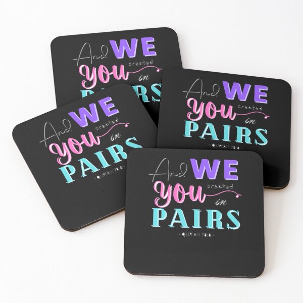 Item preview, And We Created You In Pairs  Colored Text  	 designed and sold by whobxwttnij32.