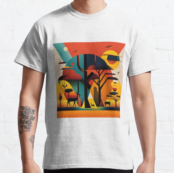 Item preview, African Savanna Bauhaus Design designed and sold by ArtificialGenes.