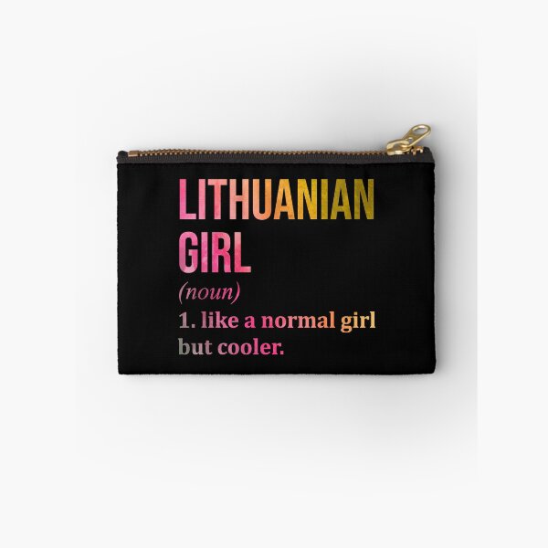 Item preview, Lithuanian Girl Definition Lithuania in Watercolor designed and sold by XCIV.