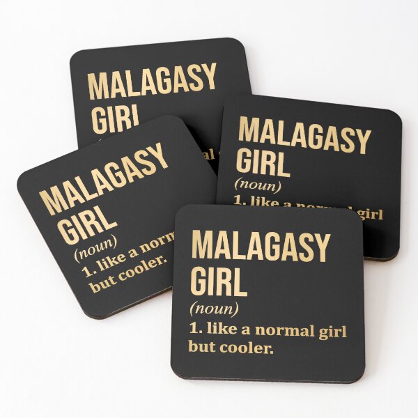 Item preview, Malagasy Girl Definition Madagascar in Gold designed and sold by XCIV.