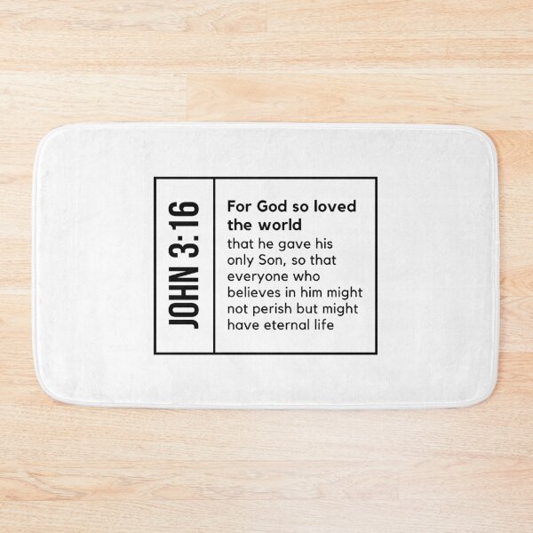 Item preview, For God so loved the world - John 3:16 designed and sold by shopfindingbeni.