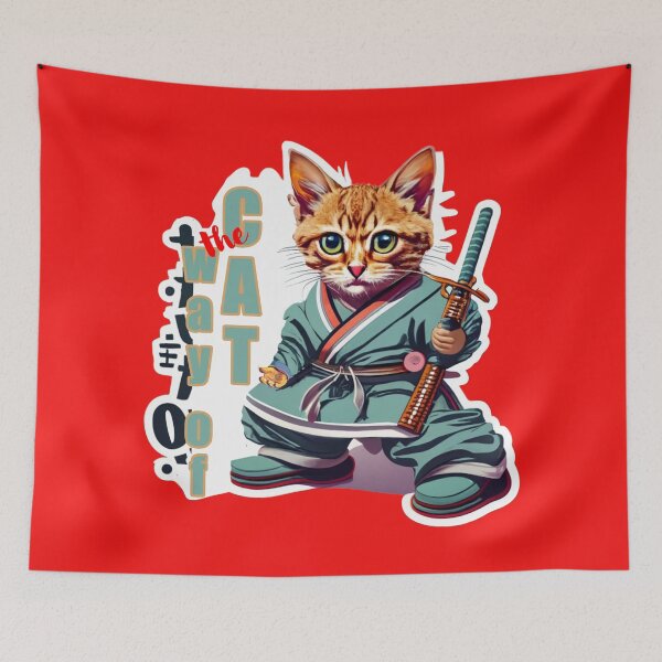 Item preview, Way of the cat. Ninja Cat designed and sold by Glamalt.