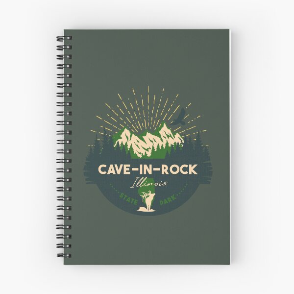 Item preview, Cave-in-Rock State Park Illinois - IL Badge Souvenir Sunset designed and sold by mountainfad.