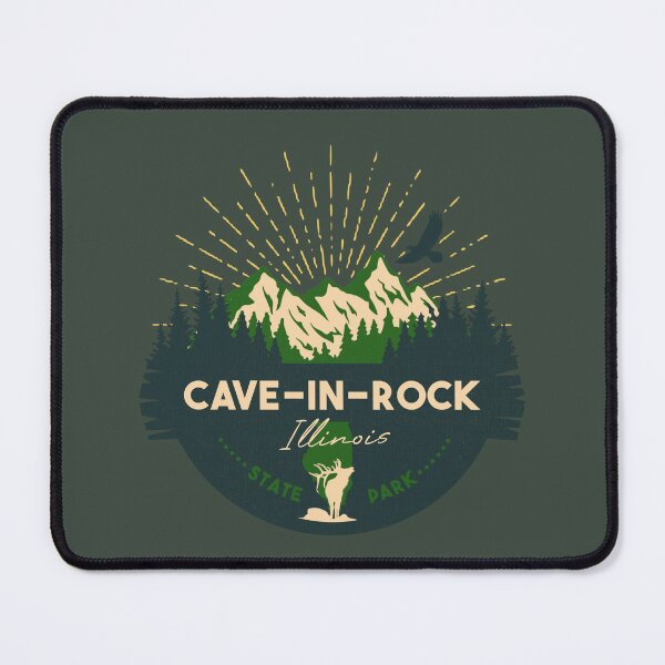 Item preview, Cave-in-Rock State Park Illinois - IL Badge Souvenir Sunset designed and sold by mountainfad.