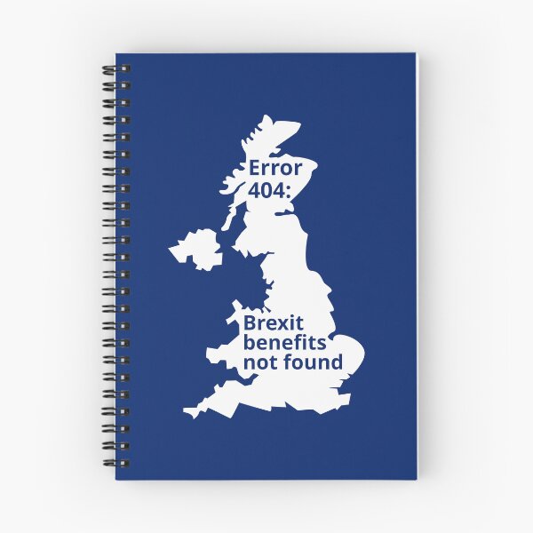 Item preview, Error 404: Brexit benefits not found (for dark background) designed and sold by Jeeb-Arts.