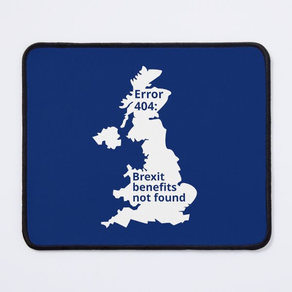 Item preview, Error 404: Brexit benefits not found (for dark background) designed and sold by Jeeb-Arts.