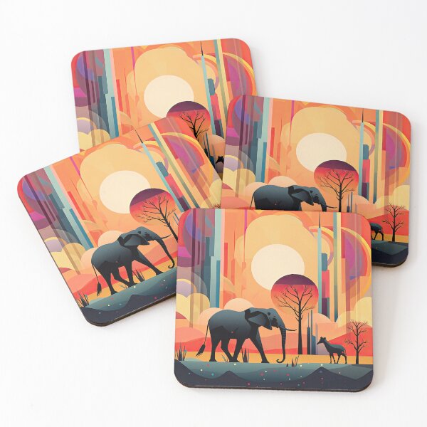Artikelvorschau, African Savanna Bauhaus Design entworfen und verkauft von ArtificialGenes.