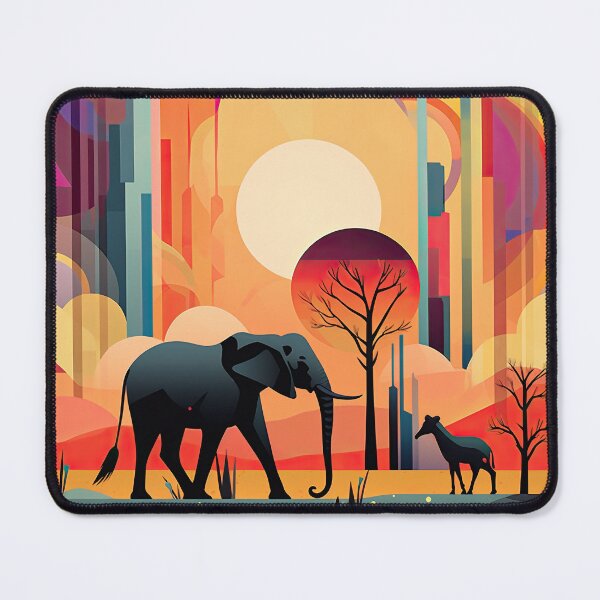 Item preview, African Savanna Bauhaus Design designed and sold by ArtificialGenes.