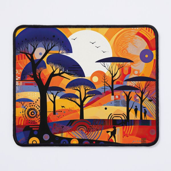Item preview, African Savanna Bauhaus Design designed and sold by ArtificialGenes.
