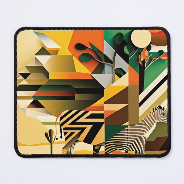 Item preview, African Savanna Bauhaus Design designed and sold by ArtificialGenes.