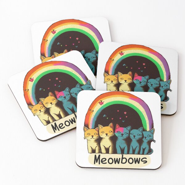 Item preview, Meobows colorful cats  designed and sold by Lannanun.