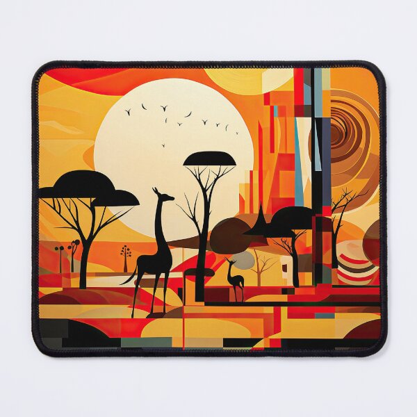 Item preview, African Savanna Bauhaus Design designed and sold by ArtificialGenes.
