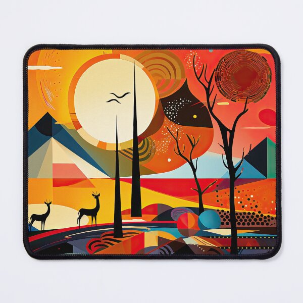 Item preview, African Savanna Bauhaus Design designed and sold by ArtificialGenes.