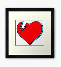 David Bowie - Lightning Heart Framed Print