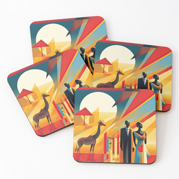 Item preview, African Savanna Bauhaus Design designed and sold by ArtificialGenes.