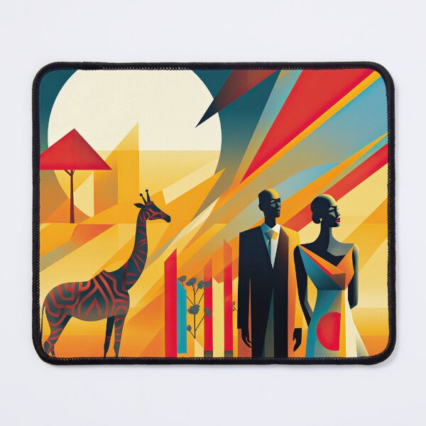 Item preview, African Savanna Bauhaus Design designed and sold by ArtificialGenes.