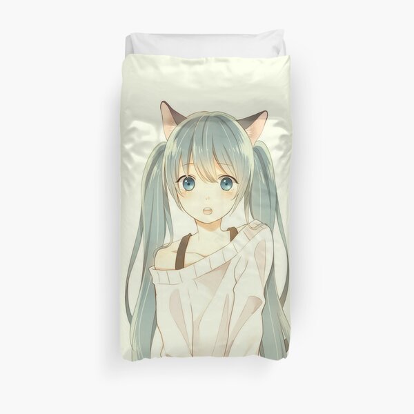 Anime Girl Duvet Cover